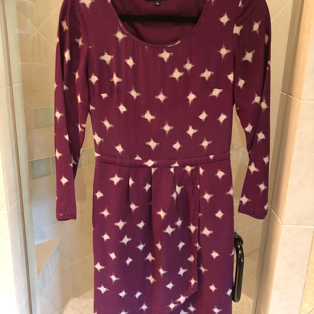 Madewell three quarter sleeve dress
